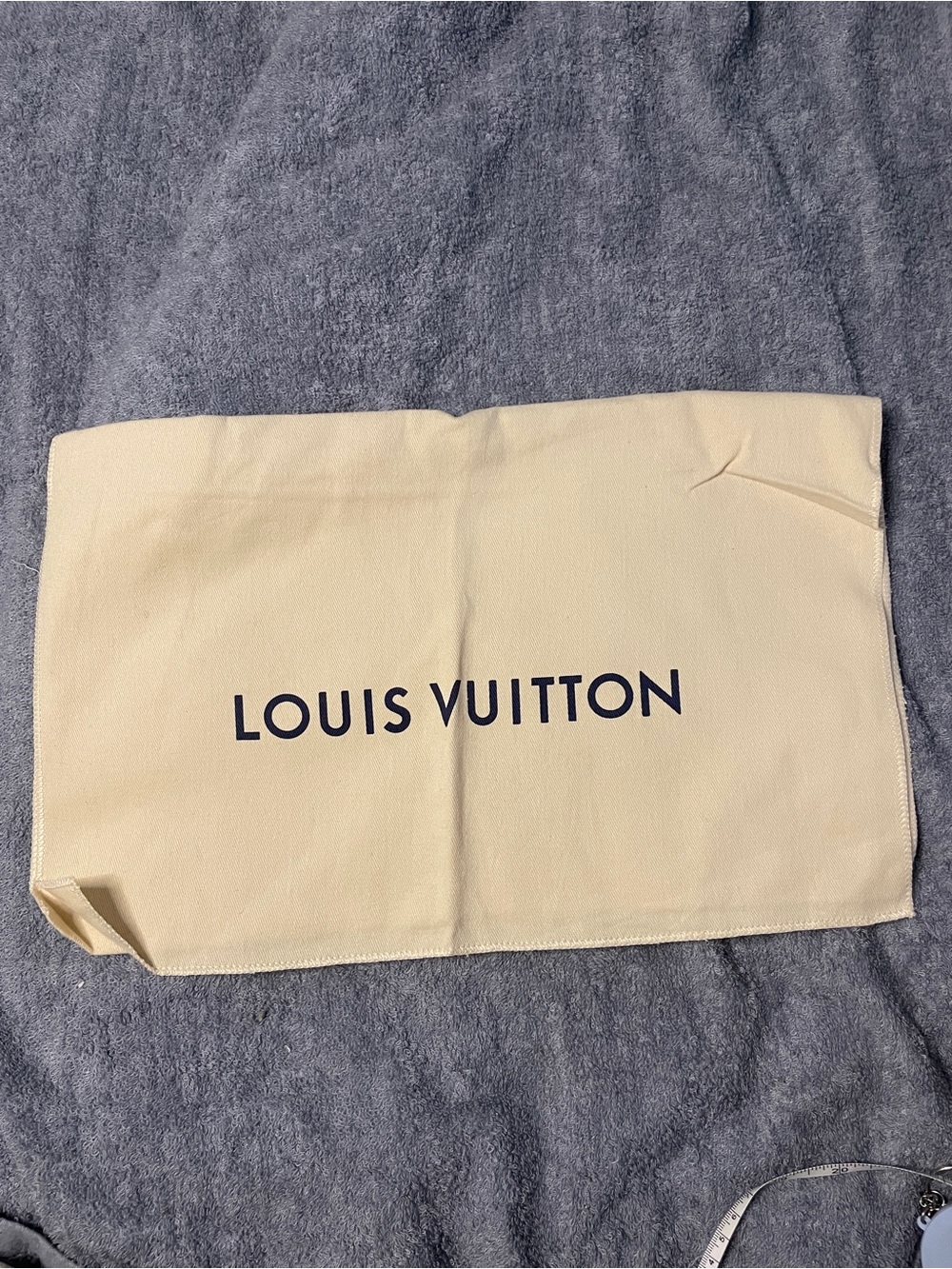 Authentic Louis Vuitton Cream large Dust Bag